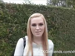 Pov дата с Аманда Брайънт оставя си Космат Котаракът creampie
