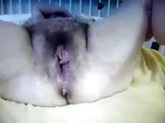 Големи космати стари путка в сперматозоиди! аматьор!