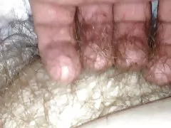 Триене wifes мек корем, космати путка